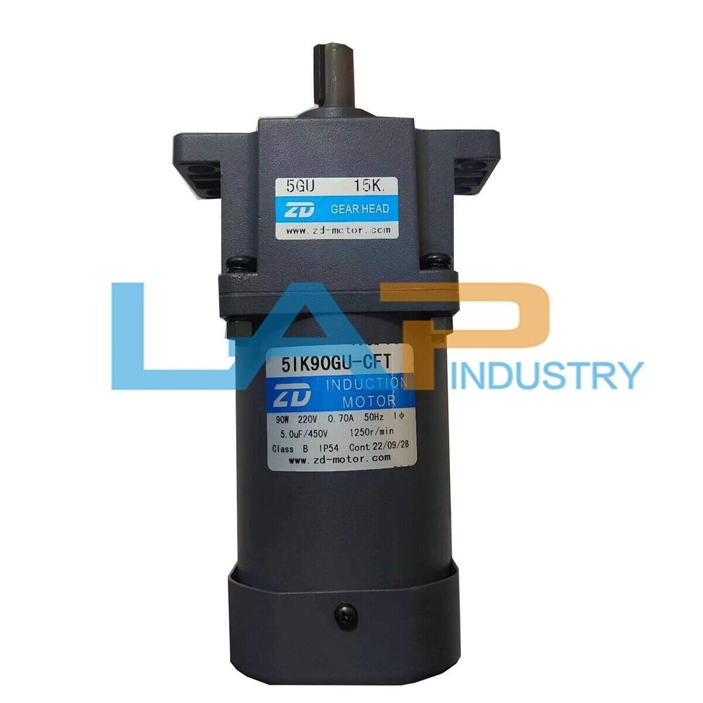 1Pc New For ZD Constant speed motor 5IK90GU-CFT/5GU15K 90W 220V 0.70A 50Hz