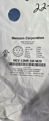 MENCOM MCV-12MR-1M-M20 MCV12MR1MM20 FACTORY SEALED ILLINOIS STOCK