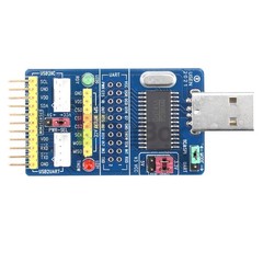 USB to I2C/IIC/SPI/UART/TTL/ISP Serial adapter EPP/MEM converter Module WCH341A