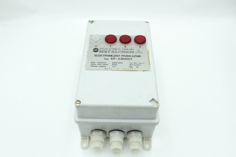 METALCHEM EP-53N105T Electronic Relay 220V 50Hz IP55 5A