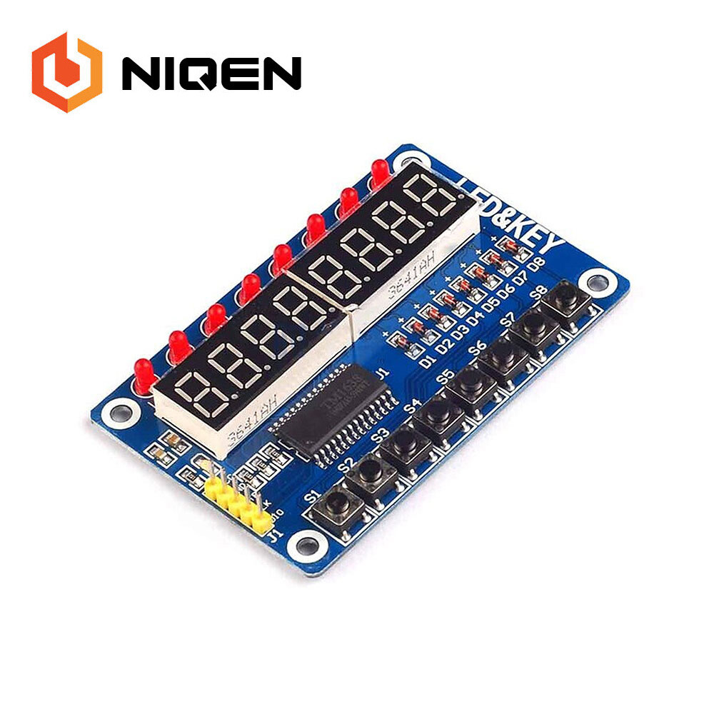 8-Bit Digital LED Tube 8-Bit Digital TM1638 Module Key Display For AVR Arduino