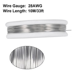 0.3mm 28AWG Heating Resistor Wire Nichrome Resistance Wires 33ft