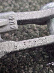 Deadend Clamp #8 AWG – 3/0 AWG 6000lbs Eye 7000lbs Body Strength, 45ft-lb Torque