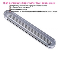 1Pc High Borosilicate Glass Boiler Water Level Gauge Glass with Groove