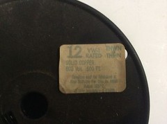 5Ft / LOT BLACK12VW-1 SOLID COPPER WIRE THHN/THWN 600V GAS & Oil RESISTANT