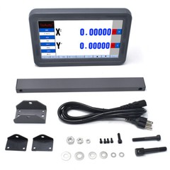 Touch Screen Mill Dro Digital Readout LCD Display+Linear Glass Scale Kit 2/3Axis