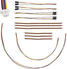 Color-Coded Qwiic Cable Set for Arduino & Raspberry Pi – 4-Pin Connectors