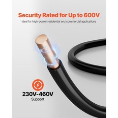 12 AWG Solid THHN Wire, 100% OFC Copper Electrical Building Wire with Nylon Jack