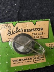 workman electronics globar resistor model fr291