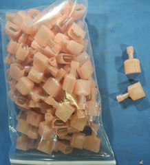 (100) LOT of AMP – TE CONNECTIVITY – Crimp Terminal, Tab, 6.3mm x 0.8mm, Red