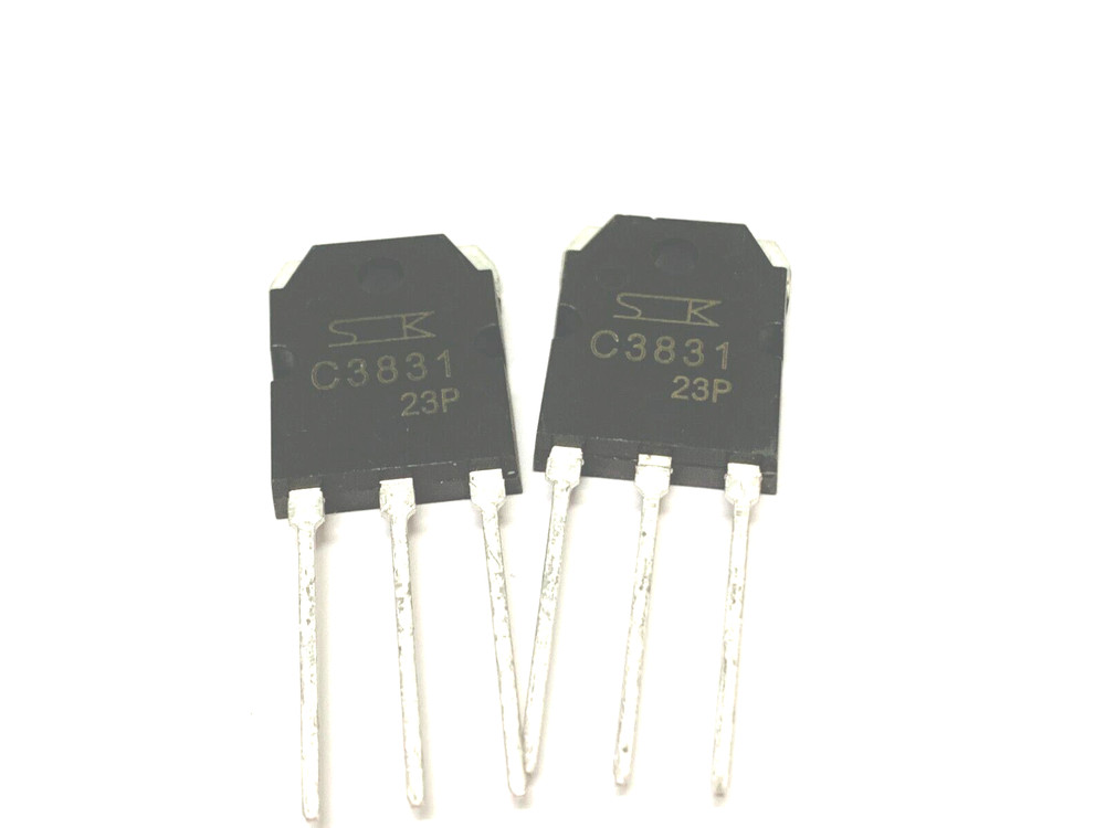 2 Pieces | 2SC3831 Sanken Silicon NPN Power Transistors | FREE US Shipping
