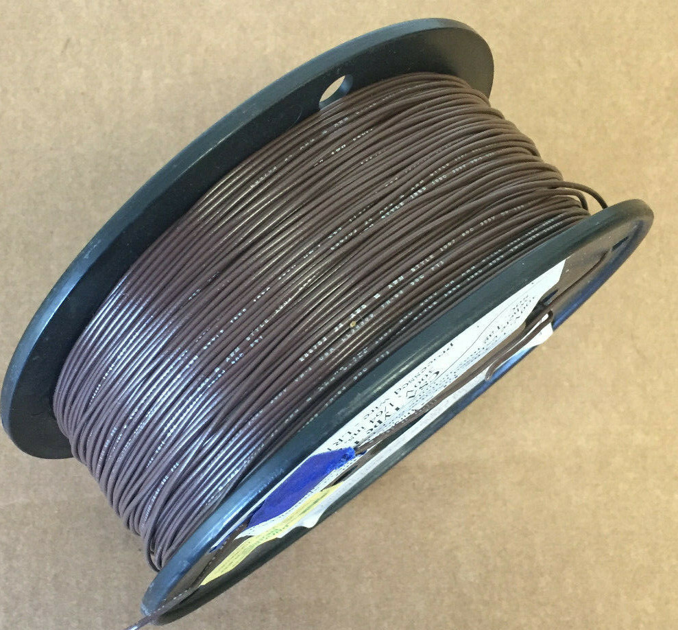 ALLIED WIRE AND CABLE 07-24-7T-1 1000′ HOOK UP WIRE 24 AWG BROWN