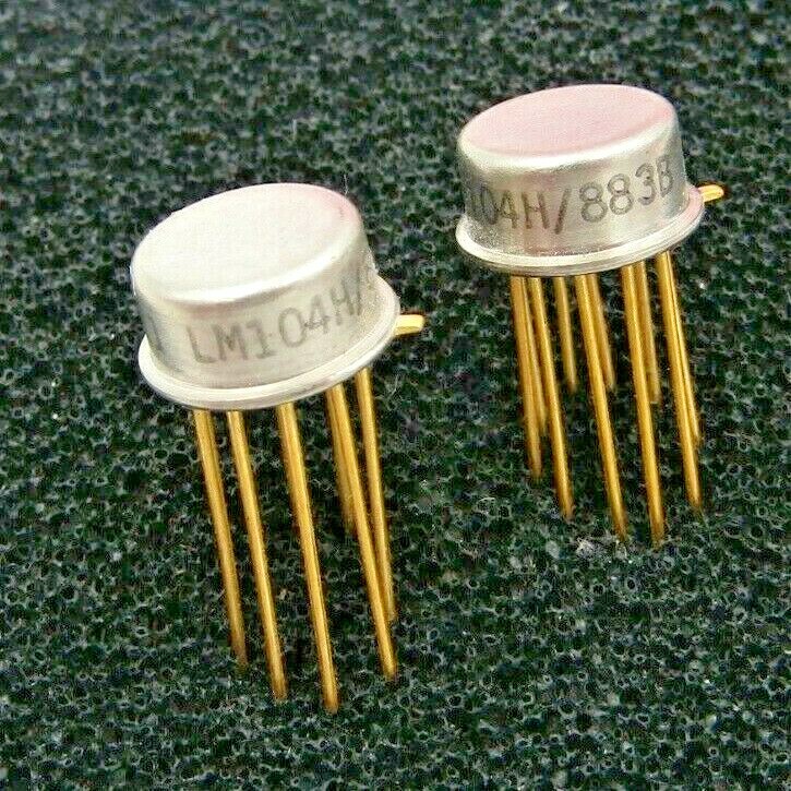 ( 2 PCS ) LM104H / 883 Negative Voltage Regulator National Semiconductor