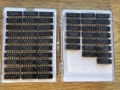 51X Fairchild FU6E7710393 Mil-Spec Ceramic DIP ICs Gold Leads 1969 Semiconductor