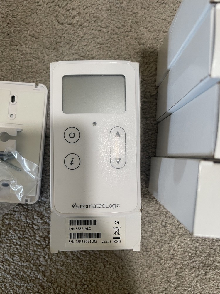 Automated Logic ZS2P-ALC Room Sensors with Display