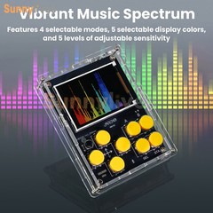 DIY Game Console Kit LCD Multifunctional Weather Clock AI Voice Dialogue Gift