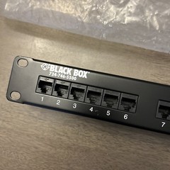 Black Box JPM902A-R2 GigaBase CAT5e Patch Panel – 24 Port