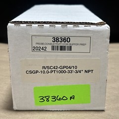 BRAND NEW- Yokogawa SC42-GP04/10 Conductivity Probe CSGP-10.0-PT1000-33’-3/4”NPT