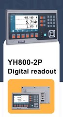 YH800-2P Metal LCD 7inch Digital Readout Linear Glass Scales Encoder 15 language
