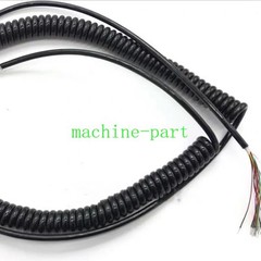12-21 Cores Spring Spiral Cable Coiled Cable Fit for CNC Handheld Encoder