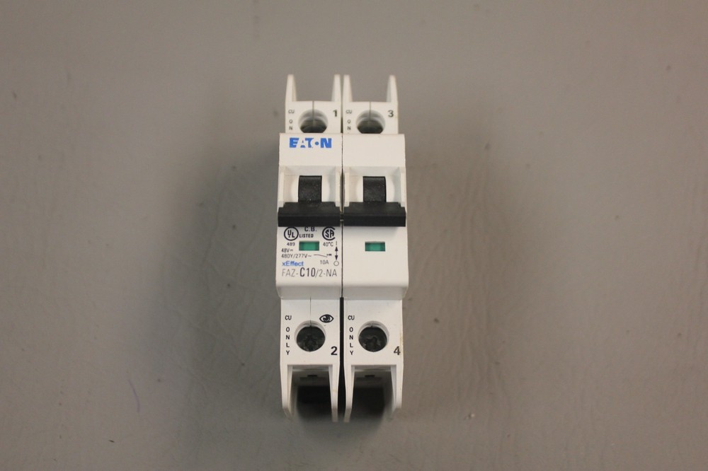 EATON CIRCUIT BREAKER FAZ-C10/2-NA