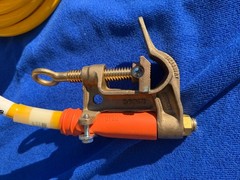 *****Heavy Duty Lineman Single Grounding Ground Set (2) Clamps, 35 Ft 2/0 Wire