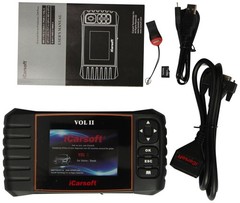 iCarsoft Volvo/SAAB OBD-II multi systems Scanner Tool, SRS ABS Engine oil