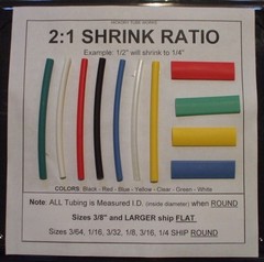 3/16″ WHITE 10′ Heat Shrink Tubing – Shipping Discount