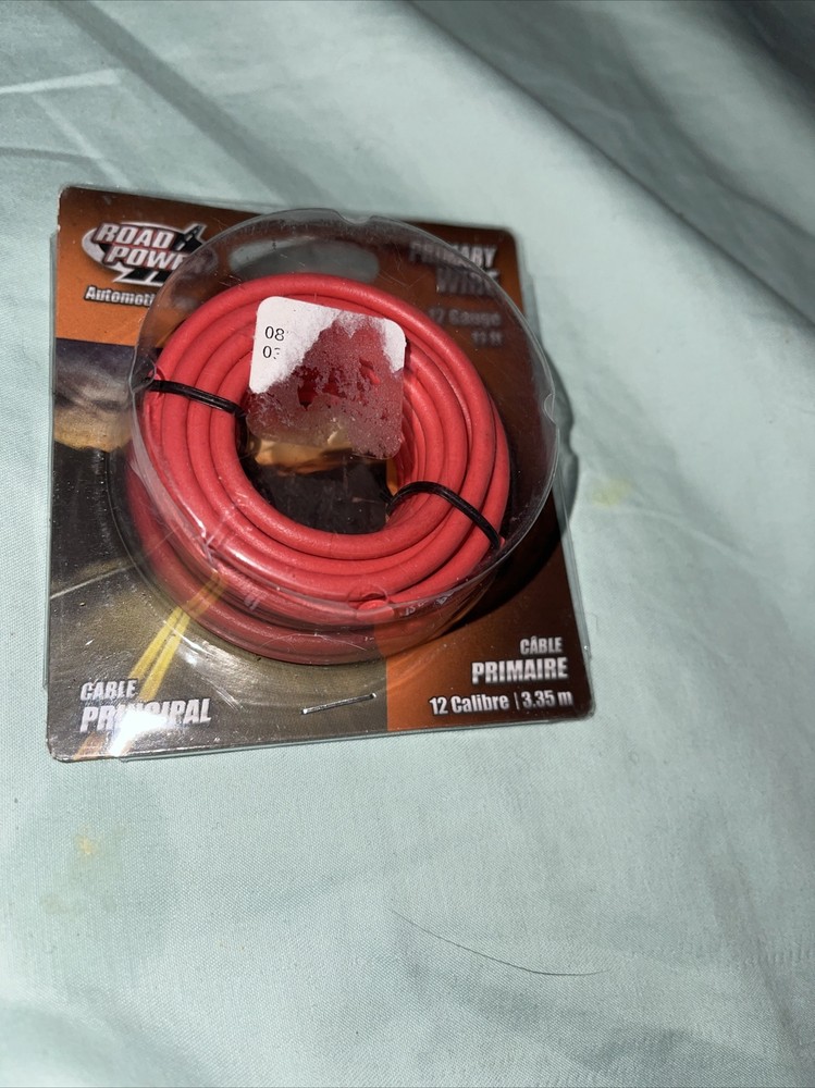 Coleman Cable 55671533 12 Gauge Automotive Copper Wire, Red, 11′