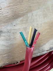 Honeywell Genesis Plenum 14/4 Solid Wire Unshielded Cable 1000Ft 45141004 Red