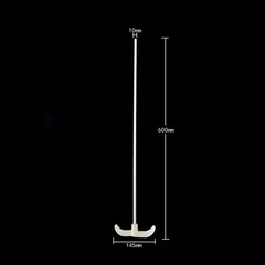 Smooth surface, no adhesion to viscous samples and easy to clean
