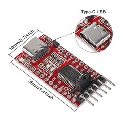 10pcs FT232RL 3.3V 5.5V FTDI USB to TTL Serial Adapter Module for Arduino C Type