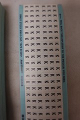 BRADY PORTA-PACK WIRE MARKER WM-K “K” ~ 44-33 / 44-20 REFILL CARDS PACK OF 31