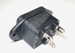 1pc NICOON NC-174 AC Power Inlet Socket 6A 250V – NOS, Made in Japan