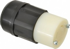 Leviton 125/250 VAC, 30 Amp, L14-30R Configuration, Industrial Grade, Self Gr…