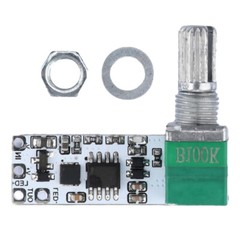 2Pcs DC 3.7V-24V LED Mini Dimmer Constant Voltage Module Knob Potentiometer NEW