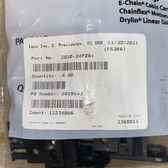 IGUS CHAIN KIT W/ 2100-34PZB, 2020-34PZB & 2030-34PZB – NEW