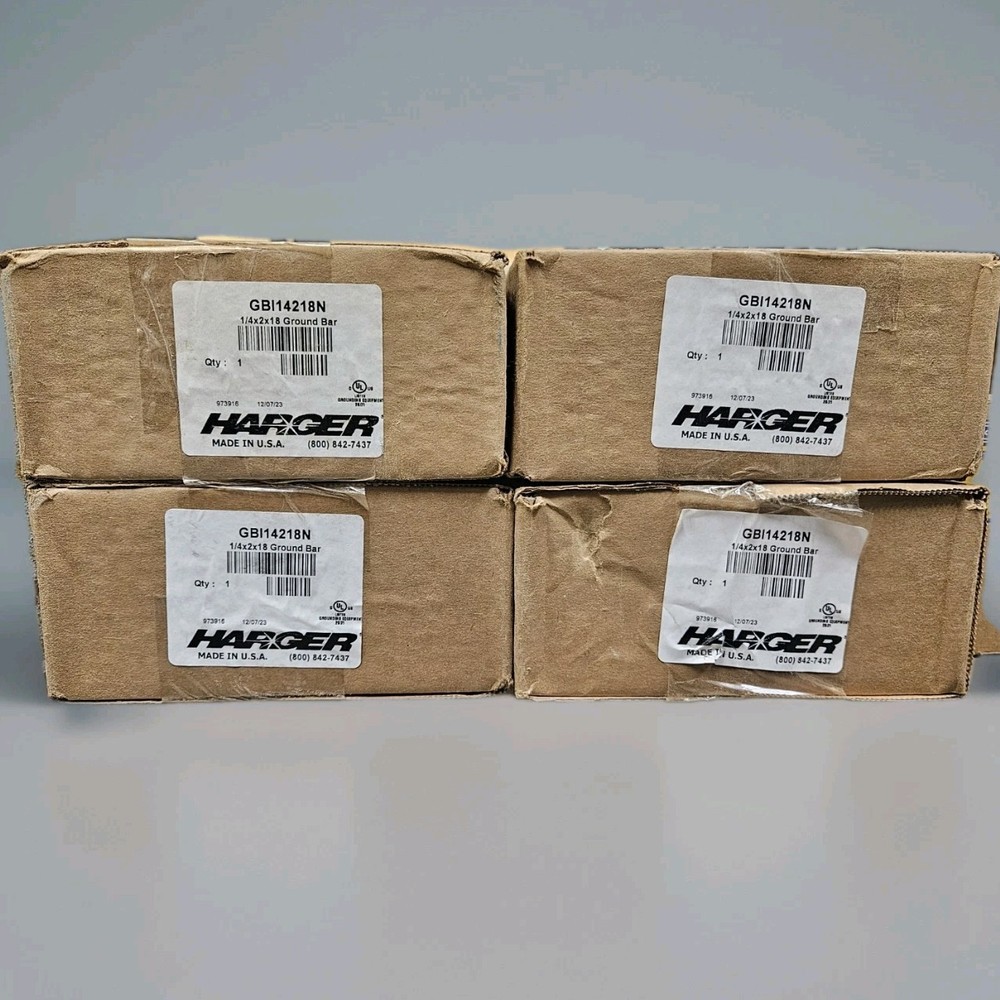 Lot Of 4 gbi14218n Harger Ground Bars