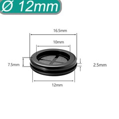 Blanking Grommets 12mm 16mm 20mm 25mm-110mm – Rubber Closed Grommet Blind Hole
