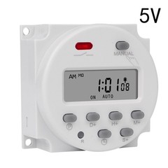 CN101S 1 Second Interval 5V 12V 24V 110V 220V 7 Days Programmable Timer Switch