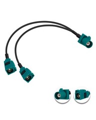 Fakra Z Male to Dual Female Splitter Coax Cable 12in/30cm Z Splitter…
