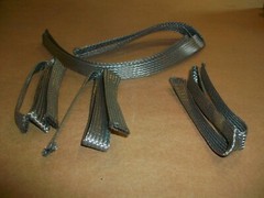 (5) FLAT BRAIDED TINNED COPPER GROUND STRAP 19″X5/8″ & 22″X 3/4″