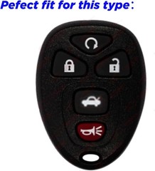 5-Button Key Fob Case for Traverse Malibu Impala Acadia Yukon XL G Model: Pink