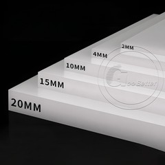Natural White Polypropylene Sheet Cut to Size PP Plastic Block Panel 0,5mm-30mm
