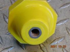 Yellow Poly Bus Bar Rail Support Electrical Insulator