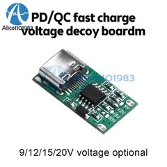 Lot Type-C 5A PD/QC Quick Charge Fast Charging Board USB Boost Circuit Module