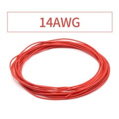14 AWG Flexible Soft Silicone Wire Cable Red Black LED Connecting Factory Price