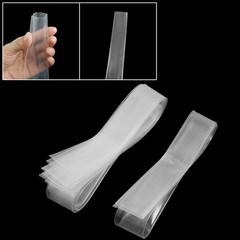 Flat width 41mm rate 2:1 Dia 25mm Clear Polyolefin Heat Shrinkable Tube 1M