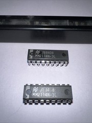 National Semiconductor MM2114N-3L integrated circuit 4K static RAM New Lot of 2