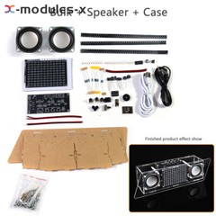 DIY Bluetooth Speaker Kit LED Music Spectrum Electronic Soldering Electronic Kit